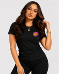 T-shirt femme Check Memo émotions