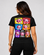 T-shirt femme Check Memo émotions