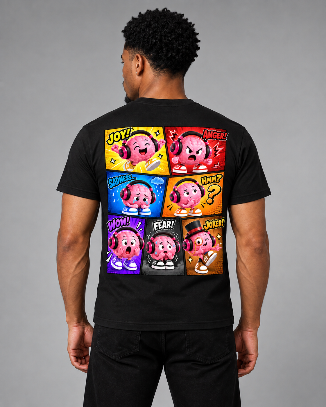 T-shirt Check Memo émotions Homme